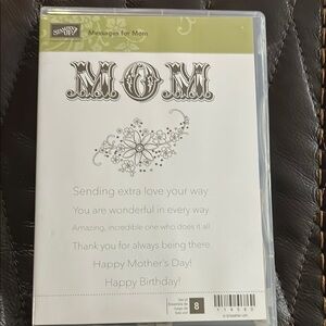 Stampin' Up! Messages for Mom stamp set - RETIRED